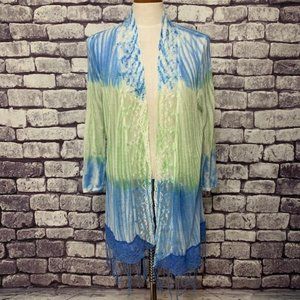 Reba No Close Cardigan Size Medium